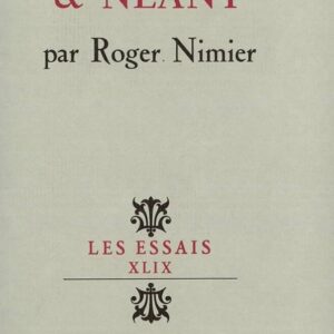 Роже Нім'є. Любов і Ніщо